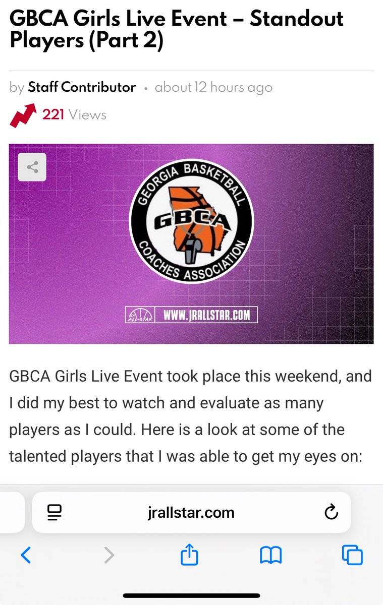 adisonbranch11's tweet image. Thank you @JrAllStarGA for recognizing me. Truly appreciate this @girlsgbcalive write up!

@stfrancisad @_AlexisBurke @pitts_academy
@TEAMLEGACYGIRLZ @LegacyNike17u