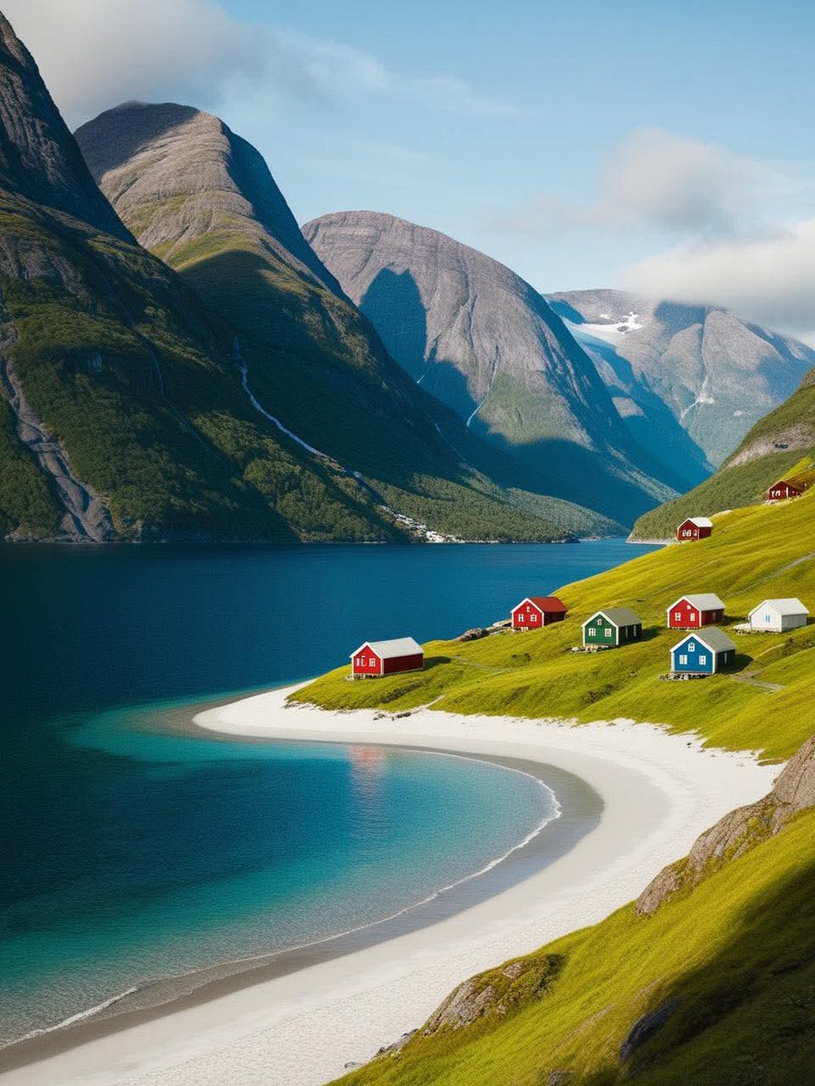 Good afternoon, X family 🌼 Incredibly beautiful. Norway 🇳🇴 Enjoy your day. One love ❤️ 😍 💖 ❣️ 💕 💘