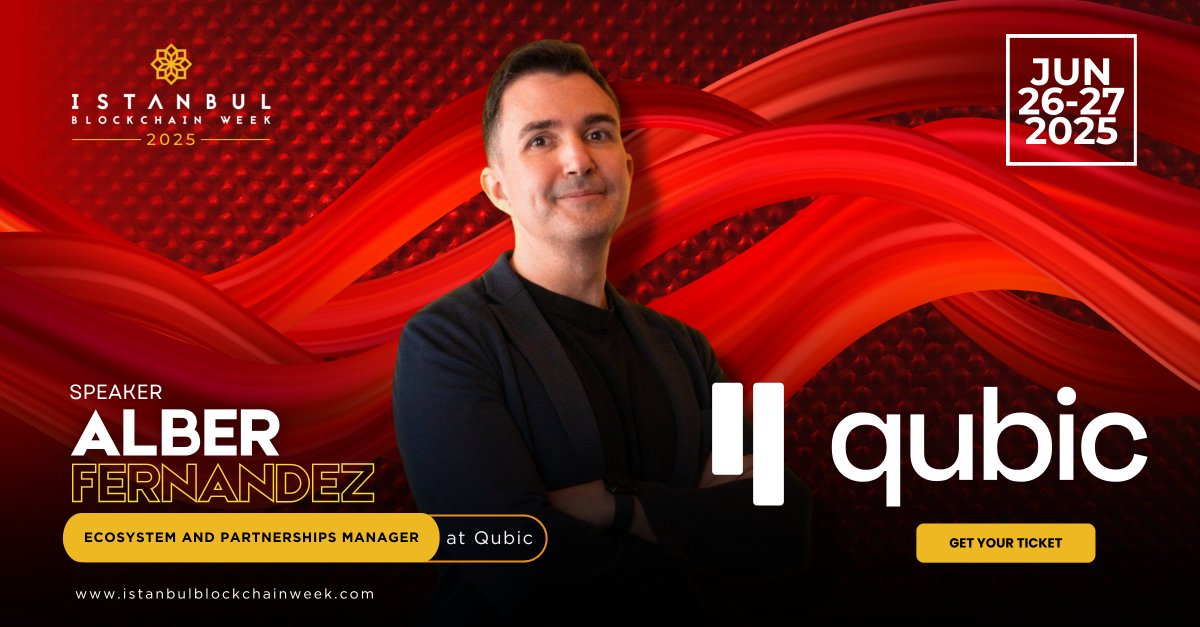 📢 Speaker Announcement 💥
 
We’re thrilled to welcome <a href="/albefero/">Alber ױ</a>, Ecosystem and Partnerships Manager at <a href="/_Qubic_/">Qubic</a>, to #IBW2025!
 
Join us at the event of the year, where Web3, AI, and Crypto leaders connect, build, and innovate. 
 
📍 June 26–27, 2025 | Istanbul
🎟️ Secure your