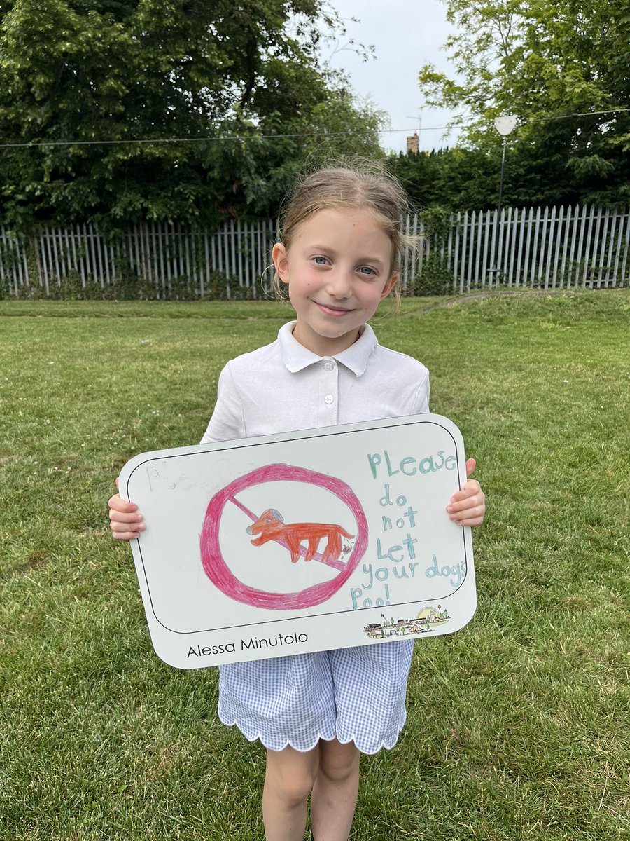 Bury Parish Council poster competition winners. Posters will be installed soon so keep a look out!