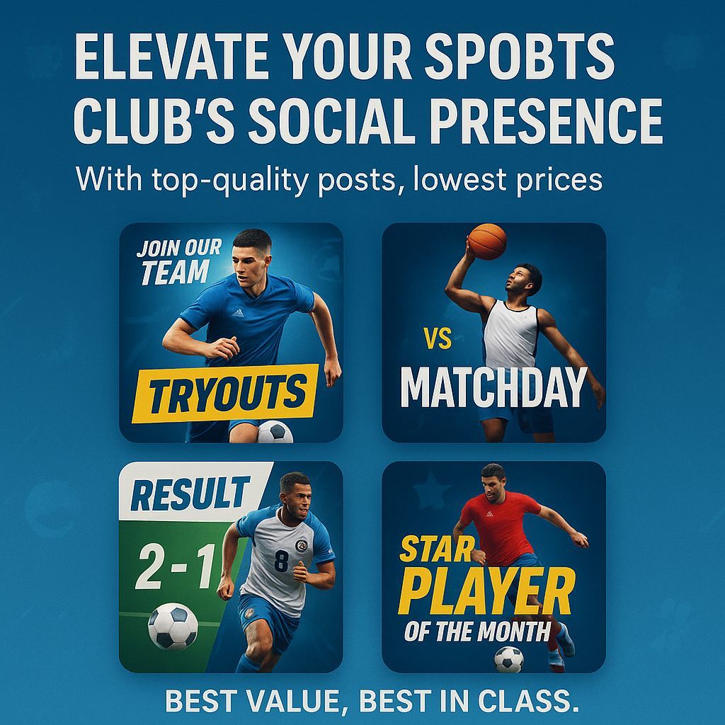 You don’t need to be a pro club to have pro-looking social media.
Whether it’s:
📅 Fixtures
🎥 Match clips
⚽ Goal posts
📸 Player graphics
I can run it all for your club this season. Affordable, easy, no stress.