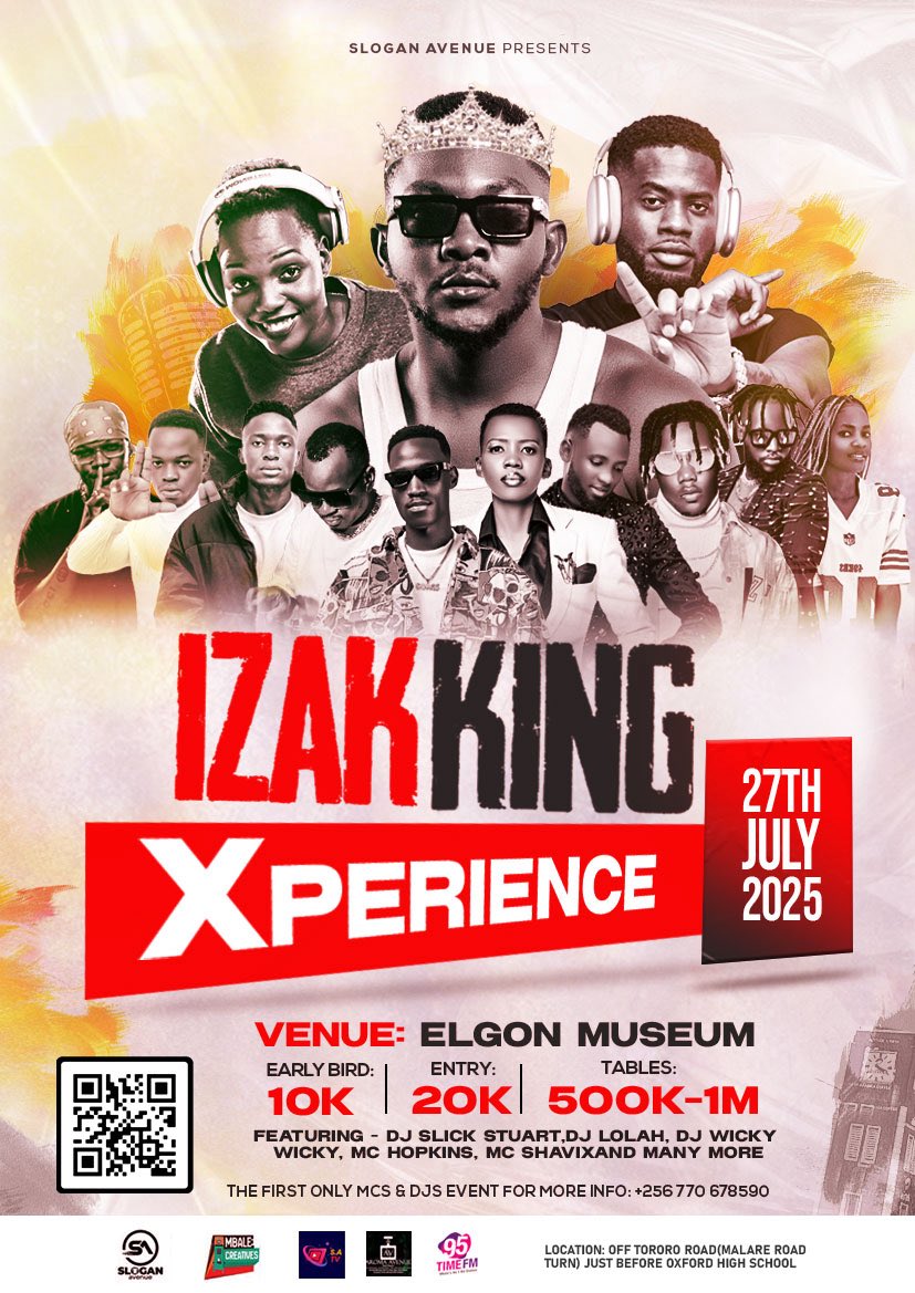 MR_IZAKKING's tweet image. ONE STAGE, ONE CITY, ONE UNFORGETTABLE VIBE. 27th July 2025. 20 Top Dj’s and Mc’s, ELGON MUSEUM IS CALLING. #IzakKingExperience27July