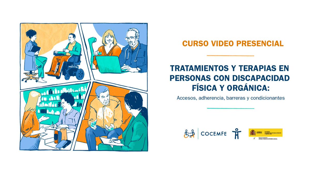 🧠 ¿Te interesa cómo mejorar el sistema sanitario desde una mirada inclusiva?

🎓 COCEMFE lanza formación online sobre acceso a tratamientos integrales para personas con discapacidad física y orgánica.

🗓️ ¡Inscríbete hasta el 30 de junio!

📎 Más info 👉f.mtr.cool/zkomvdaoyq