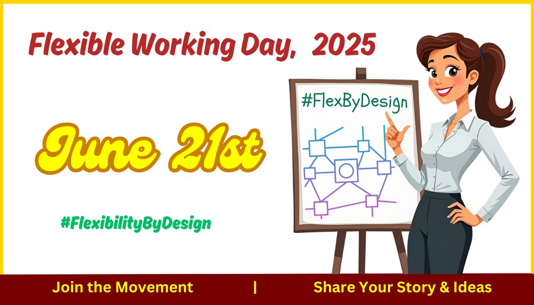 ✨ Kicking off celebrations for Flexible Working Day 2025. ✨

Explore our helpful resources
- campaign visuals
- thought provoking articles
- MapMyFlex
- &amp; even a flexible working manifesto!

flexibleworkingday.org
#FlexibilityByDesign