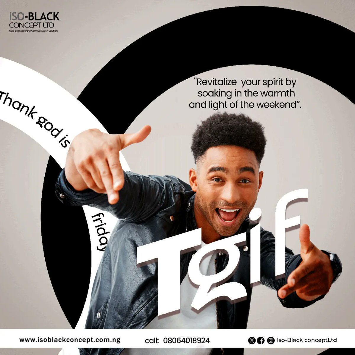 Isoblackconcpt's tweet photo. Thank God it's Friday 🎉🎉.
Have a great weekend https://t.co/UPwEwSsWrV