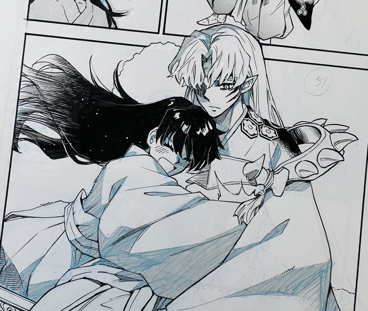 犬夜叉&殺生丸というまさかの組み合わせ。さらに同じシチュをもろは&とわで繰り返した。「同人誌か!」ってよく言われるけど、この分量とカロリーで描いた同人誌があったら買うしかない。買ってね! 