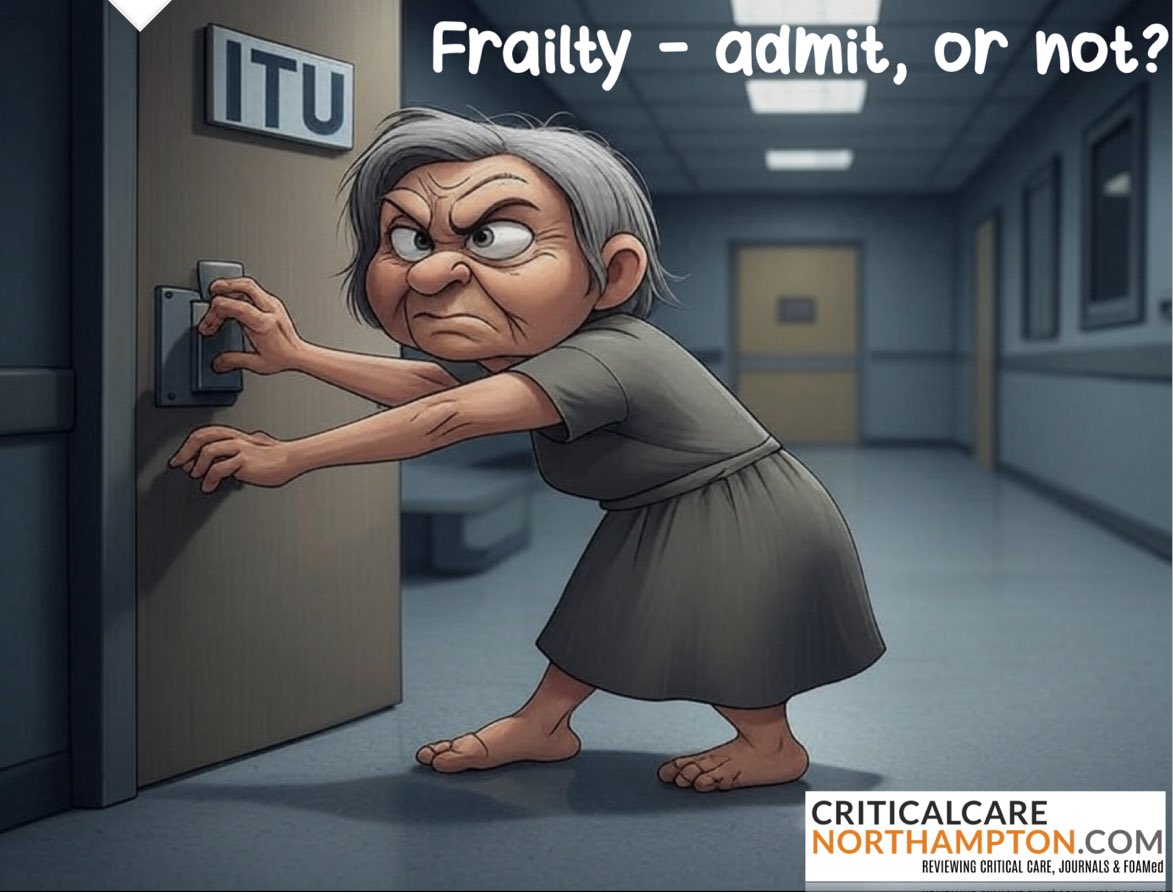 Jonny Wilkinson (@wilkinsonjonny) on Twitter photo We then talk frailty and multimedia on ICU. We are lucky to have the fantastic Ken Rockwood (of Rockwood frailty score fame), with us. We also have <a href="/ICULone/">Nazir Lone</a> talking to us.
Sneak 👀 here👇
criticalcarenorthampton.com/2025/04/30/fra…
This talk is following Mervyn’s at 10:15 July 1st! We then talk frailty and multimedia on ICU. We are lucky to have the fantastic Ken Rockwood (of Rockwood frailty score fame), with us. We also have <a href="/ICULone/">Nazir Lone</a> talking to us.
Sneak 👀 here👇
criticalcarenorthampton.com/2025/04/30/fra…
This talk is following Mervyn’s at 10:15 July 1st!