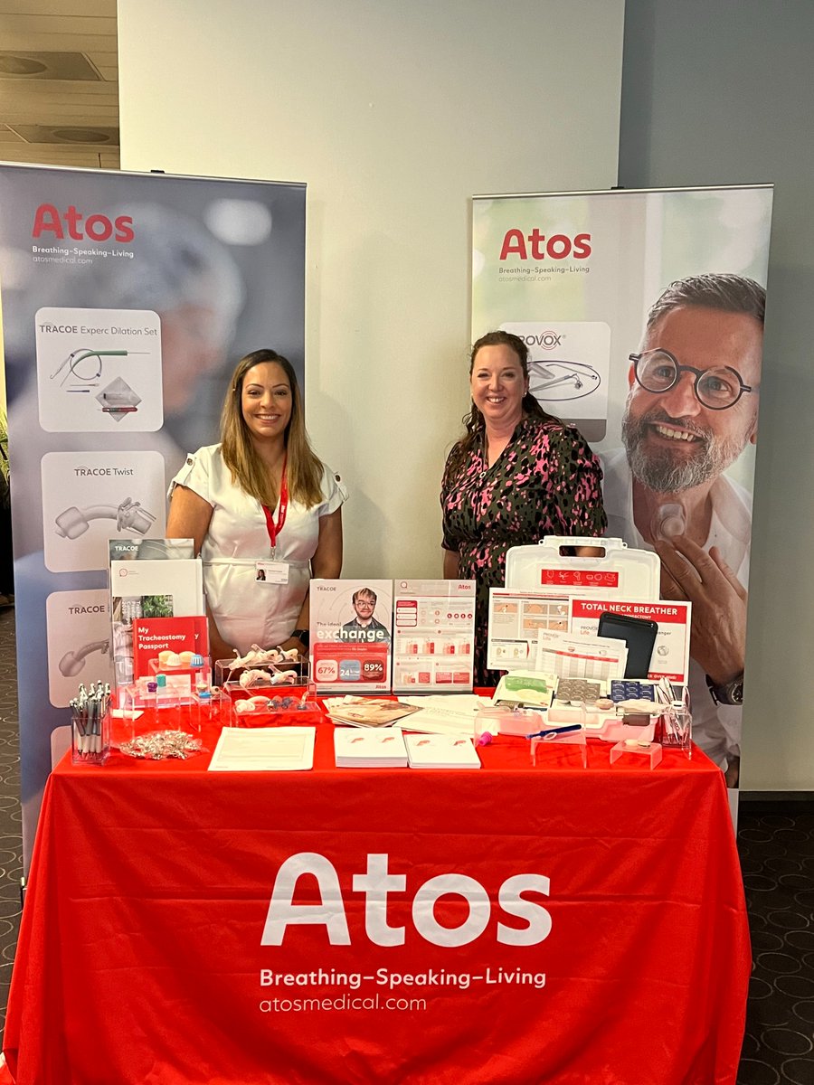 AtosMedicalUK's tweet photo. Atos Medical is proud to be sponsoring the #BAHNON National Conference today.
Come and visit us at our stand — we’d be happy to talk to you about our products and services, and how they can support you in your practice.
#AtosMedical https://t.co/NIspWeZNWF