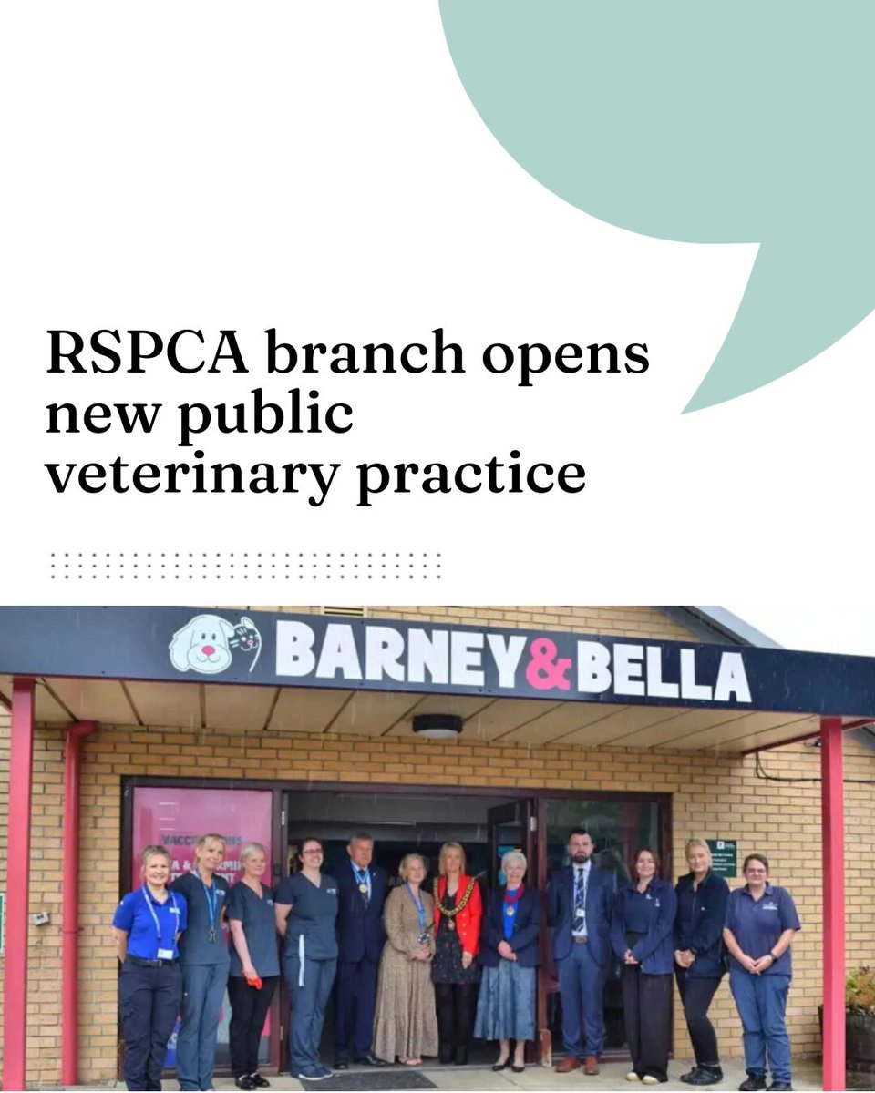 RSPCA branch opens new public veterinary practice

 vettimes.com/news/business/…