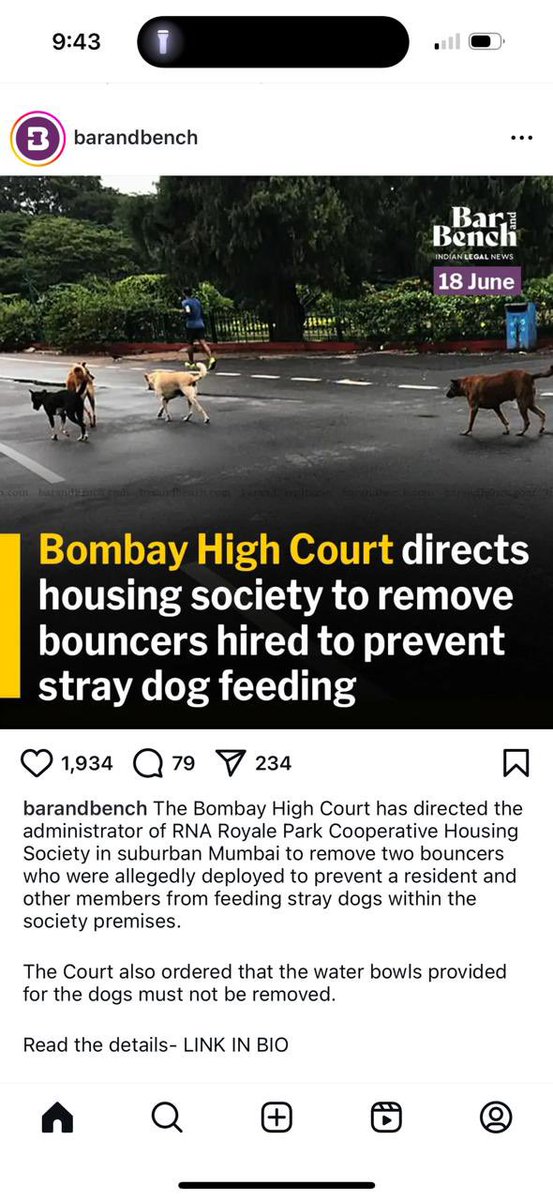 <a href="/barandbench/">Bar and Bench</a> <a href="/BhavreenMK/">Bhavreen Kandhari</a> <a href="/Neha_Jozie/">Neha Joshi</a> <a href="/swatidTOI/">Swati Deshpande</a> <a href="/timesofindia/">The Times Of India</a> <a href="/JulieTaylorfai1/">Julie Taylor@faithhopecare</a> <a href="/SSwarnaSrikanth/">swarna srikanth || स्वर्णा श्रीकांत</a> <a href="/MirrorNow/">Mirror Now</a> <a href="/CNNnews18/">News18</a> <a href="/iSanjuktaPJha/">Sanjukta ( Sanyukta)</a> <a href="/vinodsharmanbt/">Vinod Sharma (EncyclopediaNoida)</a> <a href="/julie_dutto/">Julie Dutto</a> <a href="/avc_201/">Madhu Chanda</a> <a href="/ANI/">ANI</a> <a href="/TOIIndiaNews/">TOI India</a> <a href="/yugayatri/">prafulla das</a> <a href="/ItsMadhuriJain/">माधुरी जैन</a> <a href="/DainikBhaskar/">Dainik Bhaskar</a> <a href="/MirrorPune/">PuneMirror</a> <a href="/BangaloreMirror/">Bangalore Mirror</a> <a href="/AmritaNarlikar/">Dr Amrita Narlikar</a> <a href="/rashmigautam27/">rashmi gautam</a> <a href="/_AnimalAdvocate/">ANIMAL ADVOCATE  Ⓥ</a> <a href="/prernaasinghadv/">Adv. Prernaa Singh</a> <a href="/sbikh/">Sanjeev Bikhchandani</a> <a href="/IAmSudhirMishra/">Sudhir Mishra</a> <a href="/iprachi_singh/">Prachi Shekhawat 🇮🇳</a> <a href="/priyankac19/">Priyanka Chaturvedi🇮🇳</a> <a href="/NewsArenaIndia/">News Arena India</a> <a href="/SanghiSwati/">Swati Sanghi</a> <a href="/JagoBharathJago/">Jago Bharath Jago 🍥</a> <a href="/iamnarendranath/">Narendra Nath Mishra</a> <a href="/TimminsPriyanka/">Priyanka Timmins</a> <a href="/_swati_dwivedi/">Dr Swati Dwivedi</a> <a href="/_MohitChauhan/">Mohit Chauhan</a> <a href="/apparrnnaa/">Aparna 🇮🇳</a> <a href="/TheAnuragTyagi/">Anurag Tyagi</a> <a href="/asoulwindow/">ABHINAV SIINGH 🇮🇳</a> <a href="/thinktankabhi/">ABHISEK</a> OnceMoreCourtsUphold FeedingOfCommunityDogs &amp;RuleOutAnyObstruction
ObjectionOrInterferenceBy RWAs&amp;TheirEmployees
🙏YourLordships
search.app/nvRwo
CC  <a href="/bhash/">Bhavish Aggarwal</a> <a href="/zoo_bear/">Mohammed Zubair</a> <a href="/GitanjaliDas89/">Gitanjali Das</a> <a href="/gauravd/">Gaurav Dar</a> <a href="/ghaintbanda25/">ਪਿਊਸ਼ ਸ਼ਰਮਾ Peyushh Sharmaa</a> <a href="/Manoosing/">Manu Singh</a> <a href="/imlnk/">Latika</a> <a href="/priyankac19/">Priyanka Chaturvedi🇮🇳</a> <a href="/UnSubtleDesi/">Nupur J Sharma</a> <a href="/sheelchandra/">Chandrasheel kumar🇮🇳</a> <a href="/Lin11W/">🌱🌹❤️ Anonymous for the voiceless ❤️🌹🌱</a>