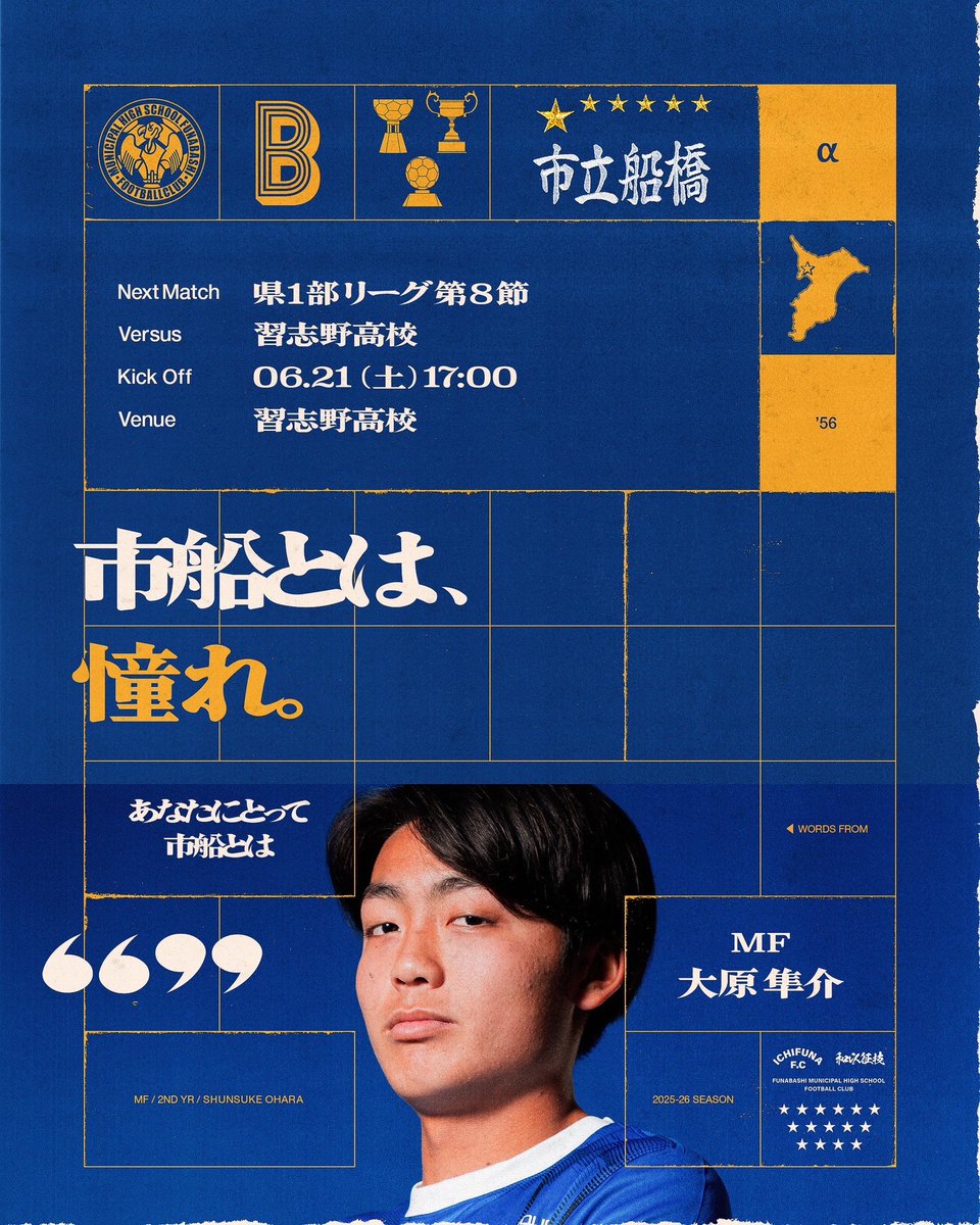 市立船橋　青白セット 市立船橋 青白セット