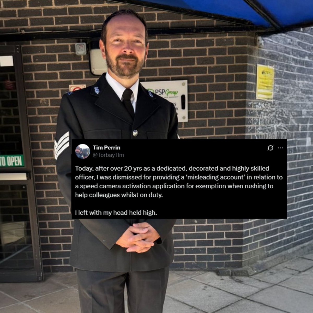 UK Cop Humour (@ukcophumour) on Twitter photo ๐๐ ๐๐ฌ๐ค๐๐ ๐๐จ๐ซ ๐๐๐๐จ๐ฎ๐ง๐ญ๐๐๐ข๐ฅ๐ข๐ญ๐ฒ. ๐๐ง๐ฌ๐ญ๐๐๐, ๐๐ ๐๐จ๐ญ ๐๐ก๐ข๐ฌ.
Another day, another police officer dismissed. Not for corruption, violence or misconduct in the usual sense, but for how a sentence was worded on a form.
Sergeant Tim Perrin, a highly ๐๐ ๐๐ฌ๐ค๐๐ ๐๐จ๐ซ ๐๐๐๐จ๐ฎ๐ง๐ญ๐๐๐ข๐ฅ๐ข๐ญ๐ฒ. ๐๐ง๐ฌ๐ญ๐๐๐, ๐๐ ๐๐จ๐ญ ๐๐ก๐ข๐ฌ.
Another day, another police officer dismissed. Not for corruption, violence or misconduct in the usual sense, but for how a sentence was worded on a form.
Sergeant Tim Perrin, a highly