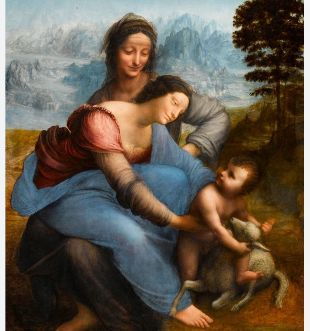 FrankDestouches's tweet image. Quando andate a buttare i soldi dagli psicologi e dagli psicanalisti, ricordatevi che il loro capostipite guardando questo meraviglioso quadro di Leonardo diceva che il velo della Vergine rappresentava un avvoltoio = cazzo = Leonardo gaio.

Che cazzo di psicopatico.