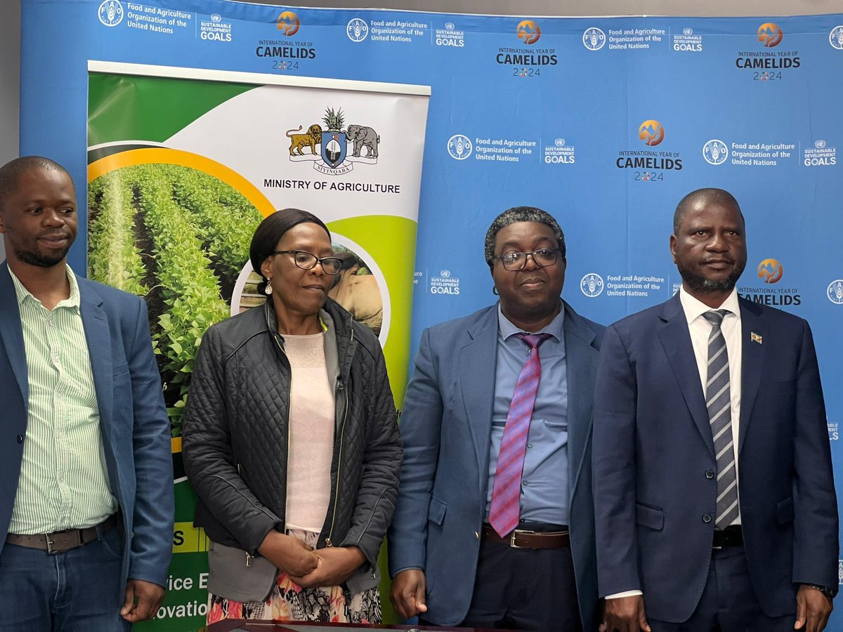 The Minister  for Agriculture Mandla Tshawuka has launched Technical Cooperation Programmes worth E14.6 Million Emalangeni  funded by the Food and Agricultural Organization FAO to benefit the sector through various interventions. More on #EBISNews