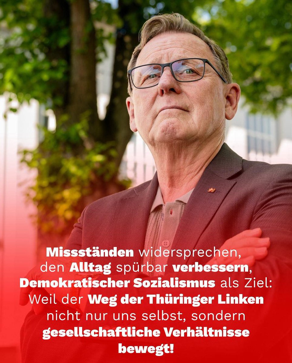 Wir wollen keine Partei der „besseren Menschen“ werden, sondern eine Partei, die an den Verbesserungen für alle Menschen arbeitet! Nicht nur eine Partei, die sich bewegt, sondern eine Partei, die etwas bewegt – nämlich etwas zum Guten für jeden Menschen. bodo-ramelow.de/2025/06/partei…