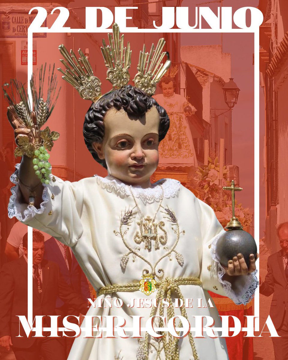 🔵 ¡El domingo, #SuenaCantillana en la Solemnidad del Corpus Christi tras el Niño Jesús de la Misericordia a su vuelta a la Ermita de la Misericordia! 

#TDSCofrade #CorpusChristi