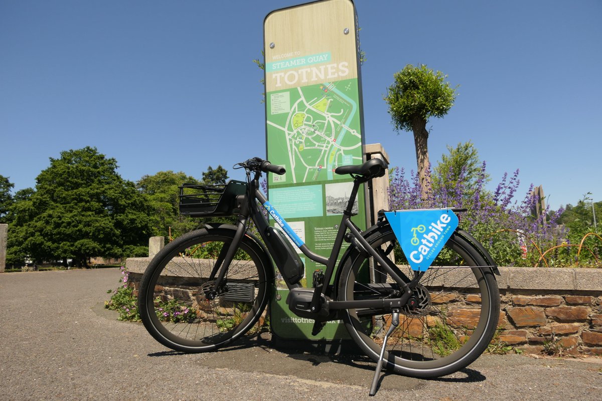 Do you want to try one of our new Totnes e-bikes in this weekend's sunshine - for free?!

Through the Appbike app, users can enter the code CAT22JUNE and enjoy a three-hour ride for free.

Find out more: southhams.gov.uk/news/2025/catb…