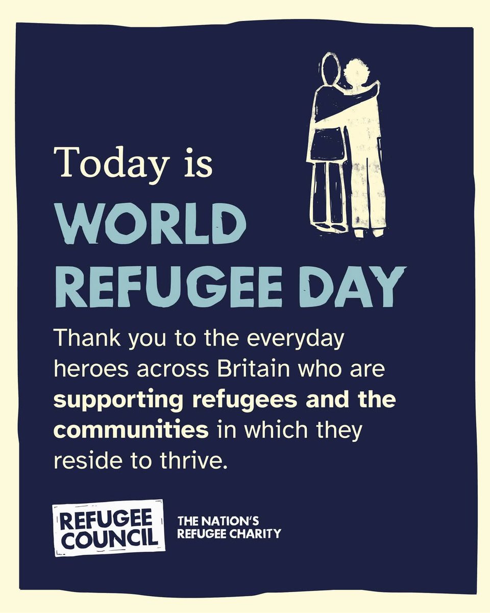 Today is World Refugee Day.

A huge thank you to all our refugee volunteers over the 5 years past and present who have helped at the foodbank and become part of our community.

#WorldRefugeeDay