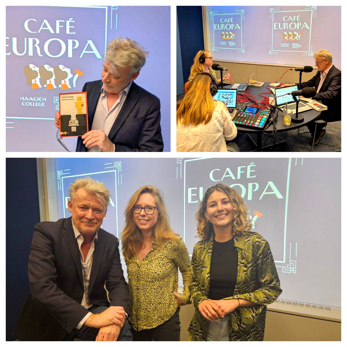 Tijn Sadée (@tijnsadee) on Twitter photo Sologast in podcast Café Europa, wat wil je nog meer! Over EU's pijnlijke ongemak met de oorlogen in het Midden-Oosten, over Trump en zijn vriend Orbán en over mijn nieuwe boek in wording. Luister hier terug:
haagschcollege.nl/podcast/cafe-e… <a href="/HaagschCollege/">Haagsch College</a> <a href="/nieuwspoort/">Nieuwspoort</a> <a href="/annettevansoest/">Annette van Soest</a> Sologast in podcast Café Europa, wat wil je nog meer! Over EU's pijnlijke ongemak met de oorlogen in het Midden-Oosten, over Trump en zijn vriend Orbán en over mijn nieuwe boek in wording. Luister hier terug:
haagschcollege.nl/podcast/cafe-e… <a href="/HaagschCollege/">Haagsch College</a> <a href="/nieuwspoort/">Nieuwspoort</a> <a href="/annettevansoest/">Annette van Soest</a>