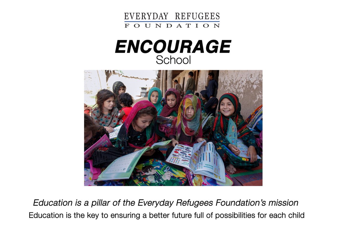 On World Refugee Day.
A key initiative of our foundation is Encourage School. Since 2020, Encourage School has provided over a thousand of Afghan refugee girls and boys with a safe place to learn and grow on the outskirts of the Pakistani capital. everydayrefugees.org/worldrefugeeda…