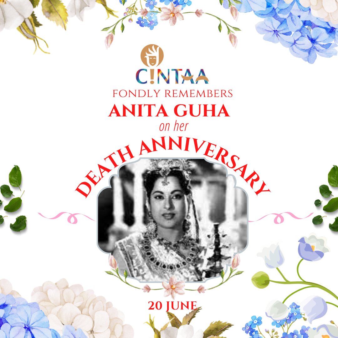 #cintaa fondly remembers Anita Guha on her #DeathAnniversary (20 June) 💐      

<a href="/PoonamDhillon/">Poonamdeep Dhillon</a> <a href="/dparasherdp/">Deepak Parashar</a> <a href="/itsupasanasingh/">Upasana Singh</a> <a href="/HemantPandeyJi_/">Hemant Pandey</a> <a href="/ImPuneetIssar/">PUNNZZ</a> <a href="/rishimukesh/">Mukesh Rishi</a> <a href="/bolbedibol/">TheRakeshBedi</a> <a href="/iyashpalsharma/">Yashpal Sharma</a> <a href="/SahilaChaddha/">Sahila Chadha</a> <a href="/actormanojjoshi/">Manoj Joshi</a> <a href="/RealVinduSingh/">Vindu Dara Singh</a> <a href="/HetalPa45080733/">Hetal Parmar</a> <a href="/ljsdc/">DEEPAK CHADHA</a>