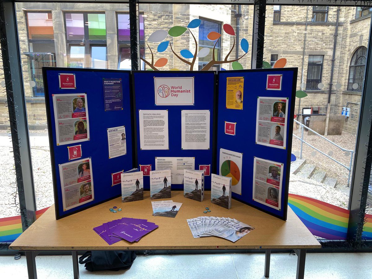 bthftSPaRCTeam's tweet image. World Humanist Day celebrated on 21 June is about spreading awareness and understanding of Humanism. Visit our stall on the main concourse today @ BRI to learn more about its history and development. Lots of information and booklets to take away @BTHFT