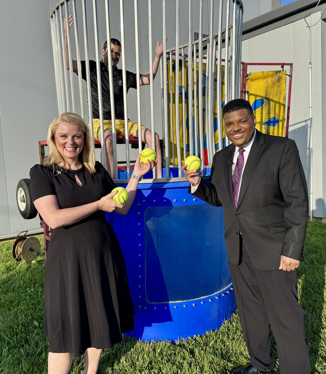 Ali Lanyon (@alilanyonabc27) on Twitter photo Thank goodness for <a href="/jamescrummel/">James Crummel</a> - we had a successful first #SummeroftheDunk! He was a ringer! <a href="/BrettThackABC27/">Brett Thackara</a> got wet on the first throw! 💦 Thank goodness for <a href="/jamescrummel/">James Crummel</a> - we had a successful first #SummeroftheDunk! He was a ringer! <a href="/BrettThackABC27/">Brett Thackara</a> got wet on the first throw! 💦