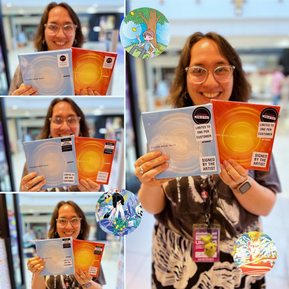 All ATEEZ versions in stock now.
Free Cup Sleeve with each purchase while limited stock lasts.

<a href="/hello82official/">hello82</a> versions and #hmvExclusive signed versions are limited to one per person. 

#ATINYS #Ateez #hmvLovesKPop #Hello82