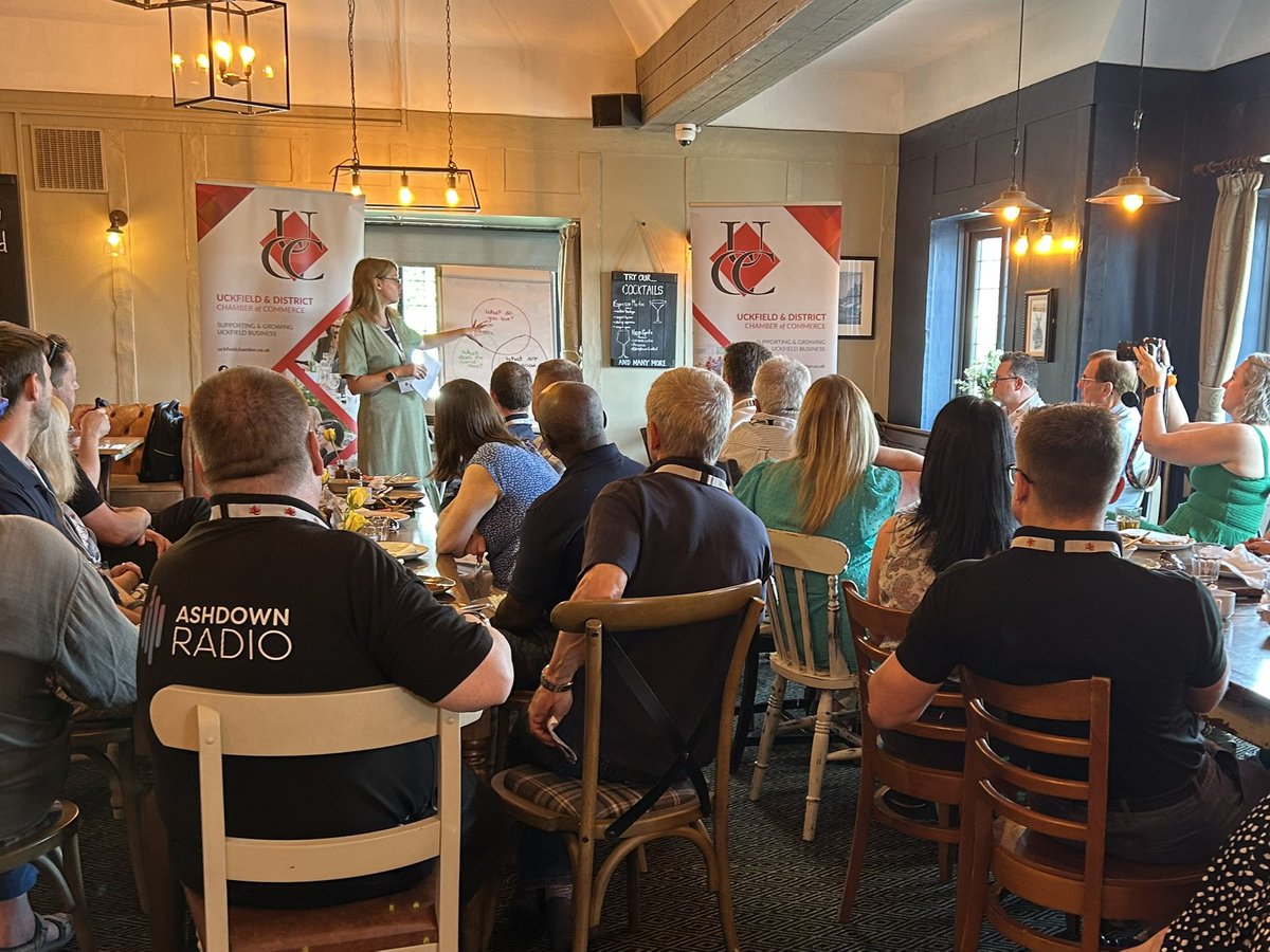 Another enjoyable and informative #networking breakfast in #Uckfield this morning! Thanks to Jo from UK Growth Coach for a great guest speaker slot… 

We go again in August and booking will open next week….

uckfieldchamber.co.uk/event/chamber-…