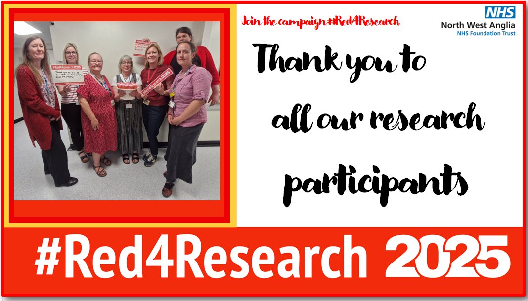 Research at NWAngliaFT (@nwangliares) on Twitter photo ❤<a href="/NWAngliaFT/">NWAngliaFT</a> <a href="/NWAngliaRes/">Research at NWAngliaFT</a> celebrating #Red4Research a day to wear red in support and appreciation for all those involved and participating in research. Research doesn't happen in isolation and watching this campaign grow globally is fantastic.❤ ❤<a href="/NWAngliaFT/">NWAngliaFT</a> <a href="/NWAngliaRes/">Research at NWAngliaFT</a> celebrating #Red4Research a day to wear red in support and appreciation for all those involved and participating in research. Research doesn't happen in isolation and watching this campaign grow globally is fantastic.❤