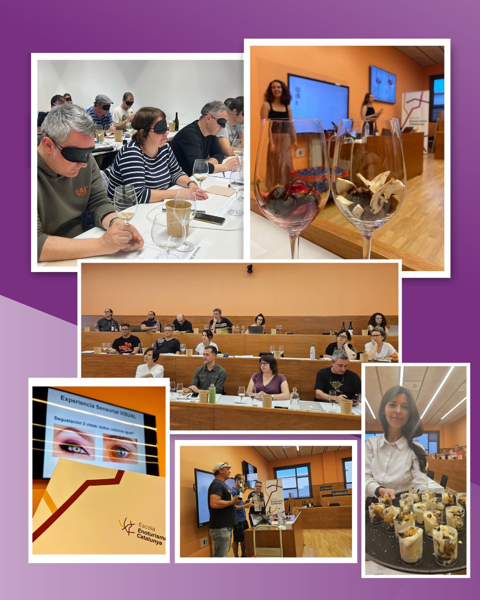 Escola Enoturisme Catalunya (@enoturismedu) on Twitter photo Finalitza amb èxit la 1a edició de l'Escola de Tast🍷
Organitzada per l’Escola d’Enoturisme i coordinada per <a href="/EvaVicens/">Eva Vicens</a>, ha comptat amb 27 alumnes i la participació de 12 ponents experts del sector, que han ofert una visió global, pràctica i actual del tast i servei del vi 🍇 Finalitza amb èxit la 1a edició de l'Escola de Tast🍷
Organitzada per l’Escola d’Enoturisme i coordinada per <a href="/EvaVicens/">Eva Vicens</a>, ha comptat amb 27 alumnes i la participació de 12 ponents experts del sector, que han ofert una visió global, pràctica i actual del tast i servei del vi 🍇
