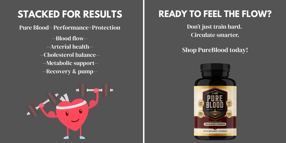 Feel the Flow with Pure Blood 💪🫀

Optimize circulation, support your heart, and power performance with ingredients backed by science.

✔️ Vitamin K2 for strong bones
✔️ Citrus Bergamot for healthy cholesterol
✔️ Nattokinase for blood flow and clot support

Pure Blood is not