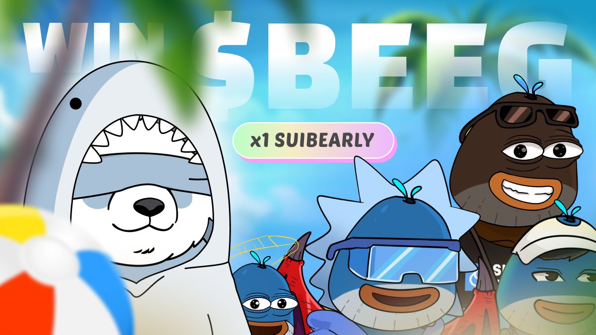 Huge Suibo x <a href="/BeegBlue/">Beeg Blue Whale</a> Giveaway 🚨

WIN up to 1.5M $BEEG (Over $30) 🚀

Ends in 24 hours, just follow both 🏝️

+ entries 🎟️ RT, drop wallet &amp; <a href="/GiveRep/">GiveRep</a> 👇