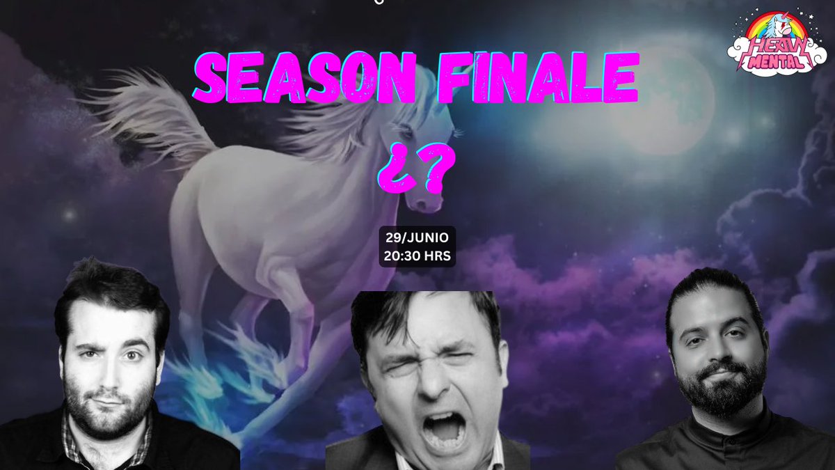 🚨 DOMINGO 29 de JUNIO - 20:30HRS 🚨
🦄 SEASON FINALE - TEMPORADA 6 🦄

¿¿¿¿QUÉ OS GUSTARÍA QUE HICIÉRAMOS????