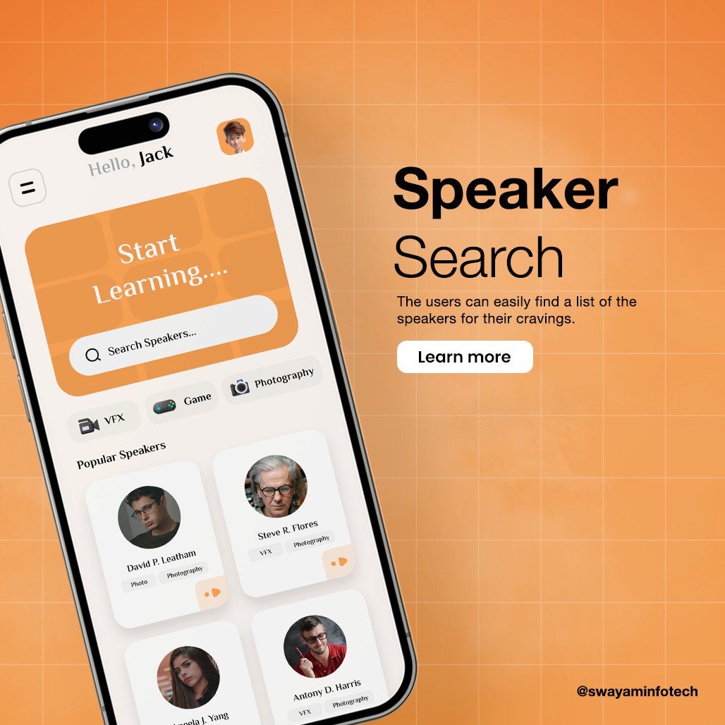 swayaminfotech's tweet image. Explore the power of online learning with our e-learning app💻. Introducing the Smart Learn Video Application🎥an innovative e-learning platform 🌐
.
🌐Visit: swayaminfotech.com/smart-learn-vi… 
.
#elearningappdevelopment #elearningvideoapp #smartlearnapp #smartphone #swayaminfotech