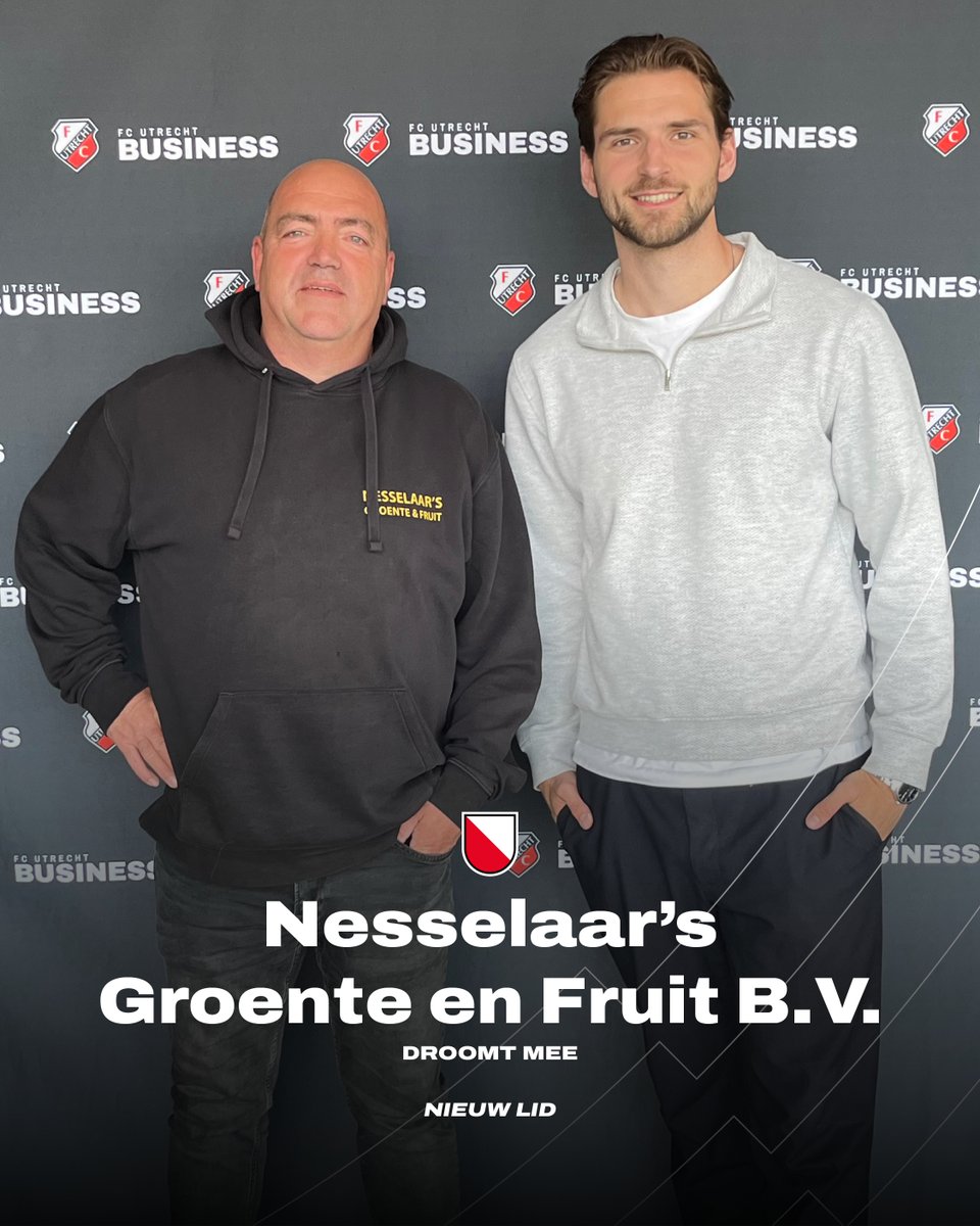 ✍️ Nesselaar’s groente en fruit B.V. sluit vanaf seizoen 2025/2026 aan bij het zakelijke netwerk van FC Utrecht. Het bedrijf neemt plaats in de ’t Wed &amp; Waard.

#FCUtrecht #BusinessClub #Utrecht