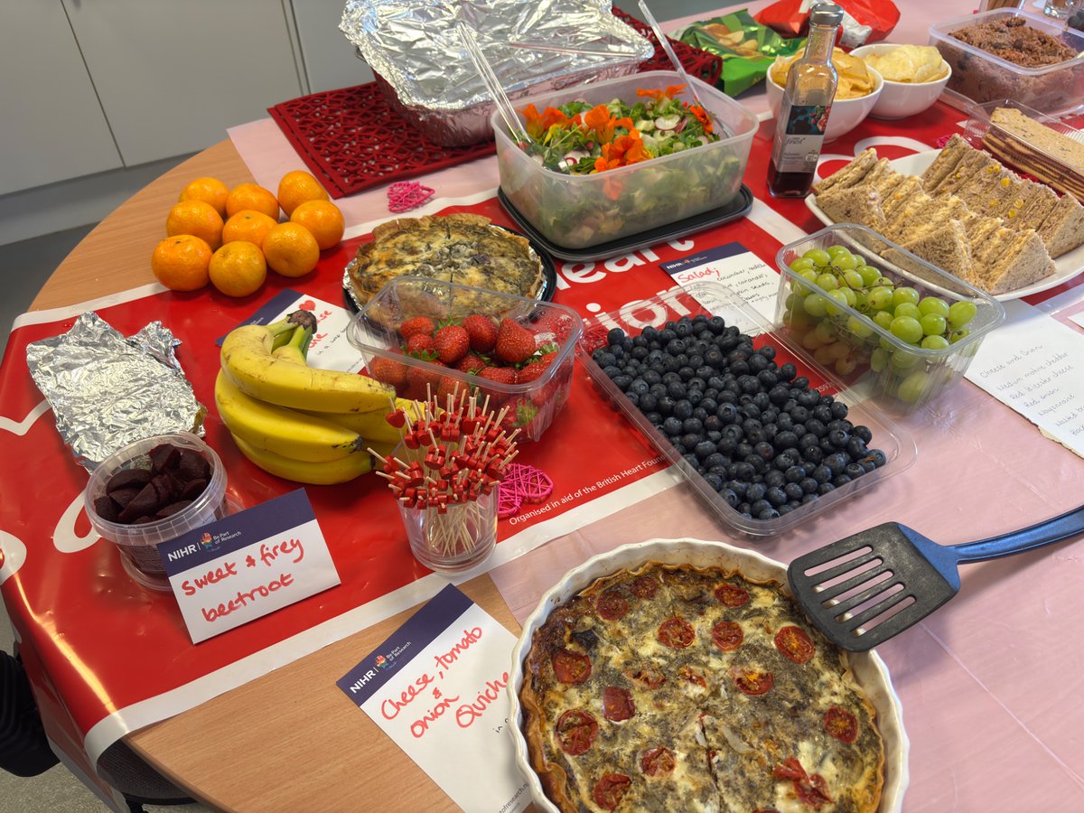 Plymouth Research and Development Team @UHP_NHS (@rdinuhp) on Twitter photo Our research team are enjoying a 'Heart-Healthy Lunch' as part of #Red4Research2025 & our <a href="/TheBHF/">British Heart Foundation</a> fundraiser, which began with a talk from consultant cardiologist Dr Sally Olsen & Mark Hawkins from BHF
<a href="/NIHRrdn/">NIHR Research Delivery Network</a> <a href="/UHP_NHS/">University Hospitals Plymouth NHS Trust</a> <a href="/hospitalradio/">HRP - Hospital Radio Plymouth</a> Our research team are enjoying a 'Heart-Healthy Lunch' as part of #Red4Research2025 & our <a href="/TheBHF/">British Heart Foundation</a> fundraiser, which began with a talk from consultant cardiologist Dr Sally Olsen & Mark Hawkins from BHF
<a href="/NIHRrdn/">NIHR Research Delivery Network</a> <a href="/UHP_NHS/">University Hospitals Plymouth NHS Trust</a> <a href="/hospitalradio/">HRP - Hospital Radio Plymouth</a>