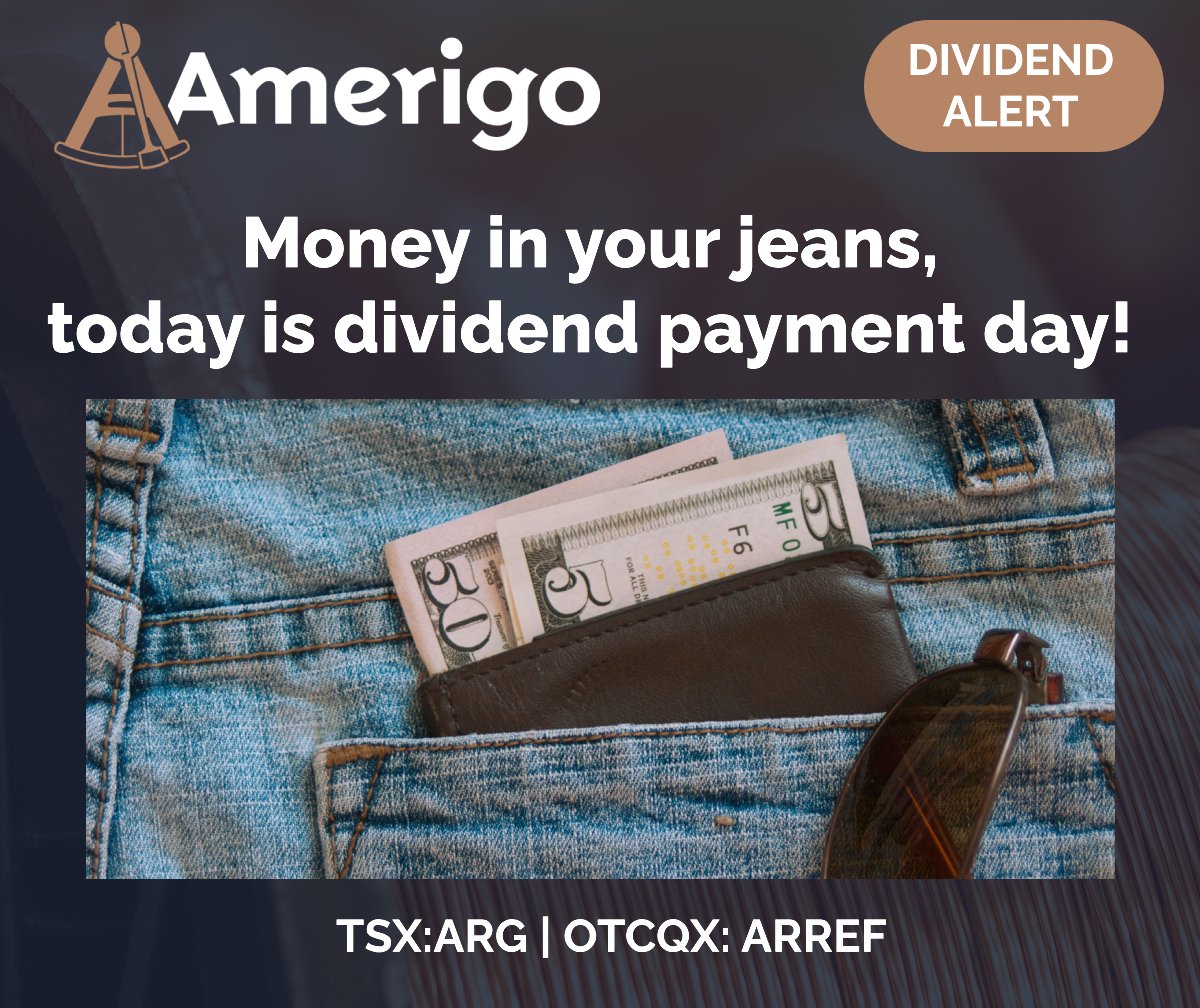 June 20 is a quarterly dividend payment date for Amerigo shareholders. Growth you can count on.

#WealthBuilding #PassiveIncome #passiveinvesting #dividends #copper #inflation #mining #growth #growthstocks #stockinvesting #Stocks
