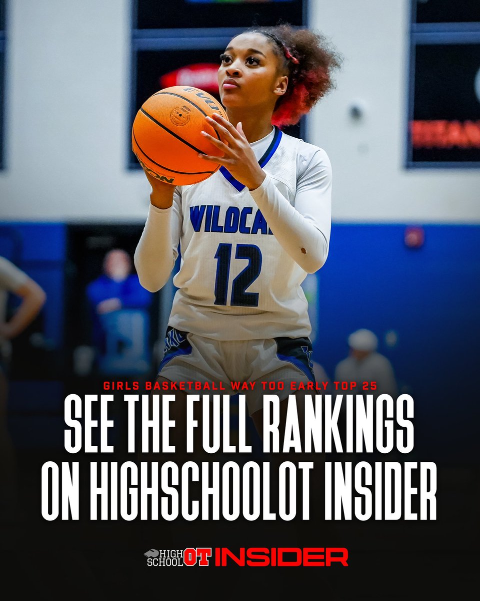 J. Mike Blake - HighSchoolOT (300+ 🏫) (@jmbpreps) on Twitter photo WAY-TOO-EARLY RANKINGS FOR INSIDERS
With the start of the 2025-26 girls basketball season is still months away, we've got five defending state champions ranked in the top five of the <a href="/HighSchoolOT/">HighSchoolOT</a> Top 25.
Each team is listed with top players, last year's record, and what WAY-TOO-EARLY RANKINGS FOR INSIDERS
With the start of the 2025-26 girls basketball season is still months away, we've got five defending state champions ranked in the top five of the <a href="/HighSchoolOT/">HighSchoolOT</a> Top 25.
Each team is listed with top players, last year's record, and what