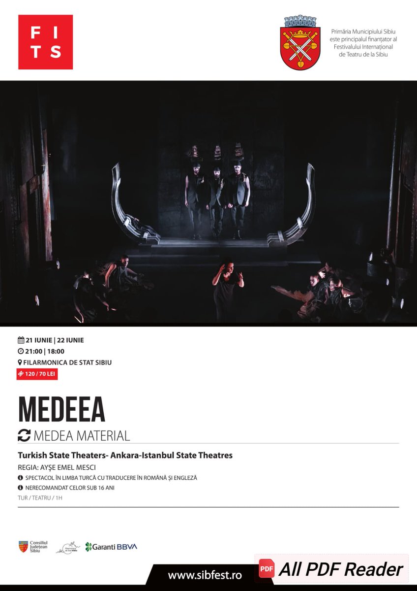 "Medea Material" Avrupa Sahnesinde! Sibiu’da Türkiye Rüzgârı Esecek

🔗 l24.im/g6I9MN