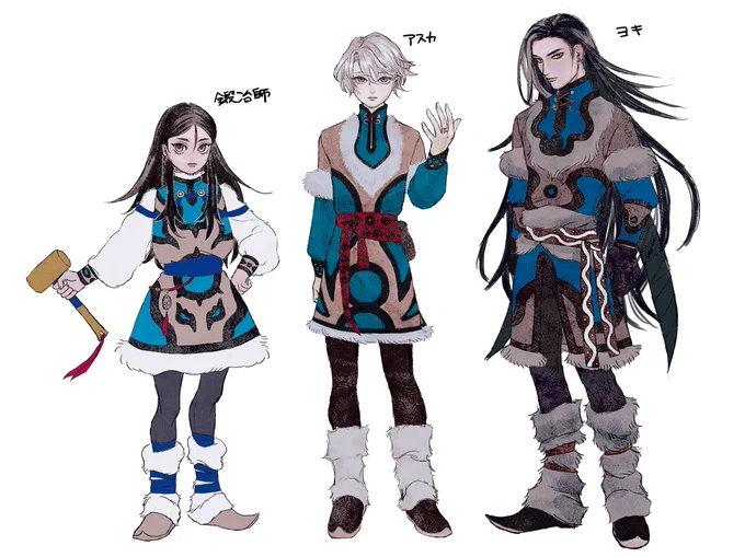 キャラクターラフ案です