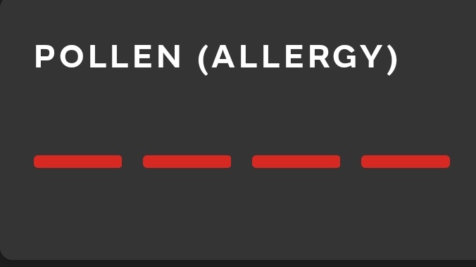 Met Office warn of high grass and weed pollen today. We checked the promenade and can confirm there is definitely weed in the air.