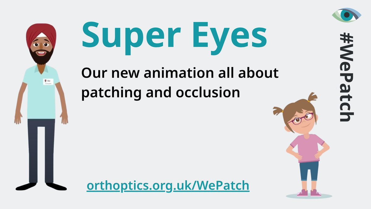 BIOS_Orthoptics's tweet photo. In case you missed it, our fantastic new video on patching is available to view in full on our #WePatch page!
https://t.co/9SKOVWcfW2 https://t.co/43QpXLPmej