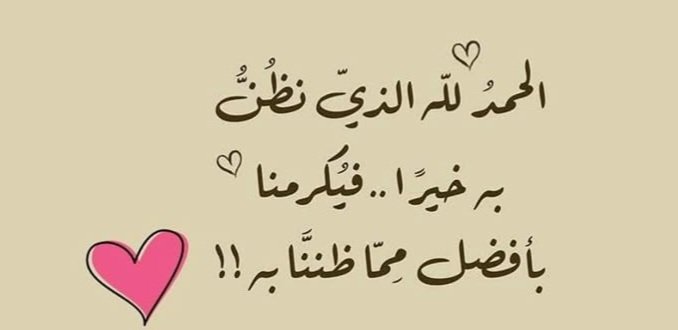 أخْشَى أَنْ يَسْلُبَنِي اللَّهُ نِعْمَةً غَفَلْتُ عَنْ شُكْرِهَا، 
فَالْحَمْدُ لِلَّهِ عَلَى كُلِّ نِعْمَةٍ لَا يُوفِيهَا الثَّنَاءُ حَقَّهَا.