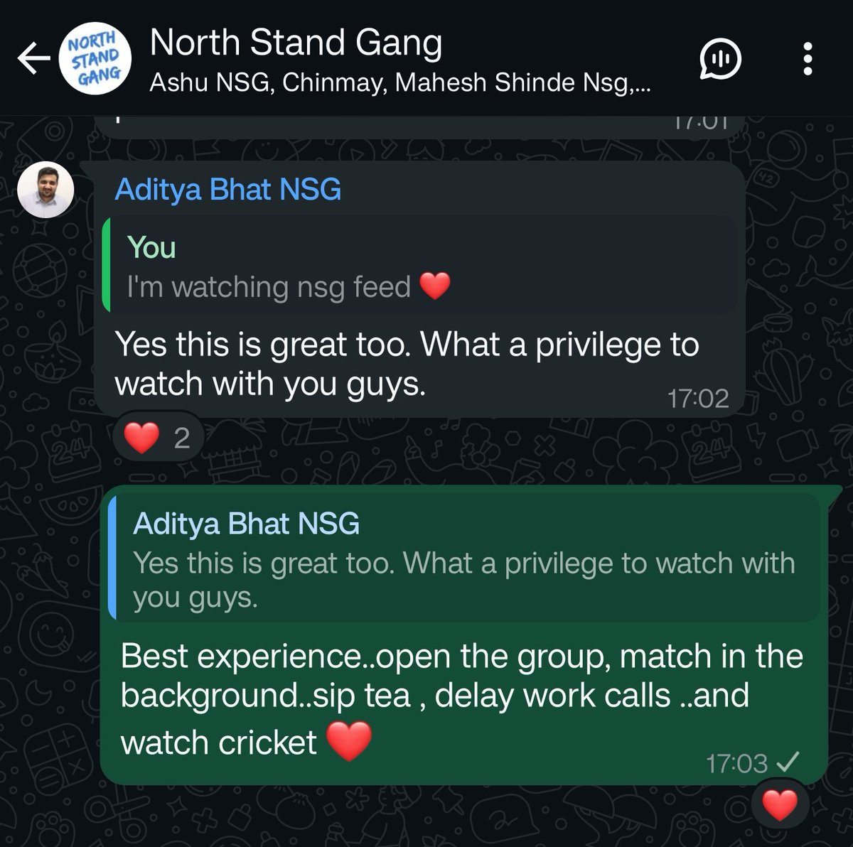 While we are talking abt which feed is better
Here is the one which we love the most .
The NSG whatsapp group feed