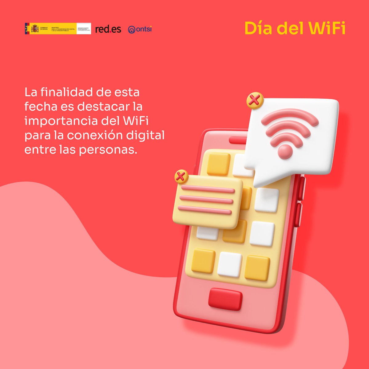 📅Hoy, 20 de junio, celebramos el #DiaDelWIFI 

🛜 Este dispositivo que actualmente nos parece indispensable se creo en 1997, aunque en 1942 Hedy Lamarr y George Antheil patentaron un sistema de comunicaciones secretas que sentaron las bases del aparato que conocemos hoy