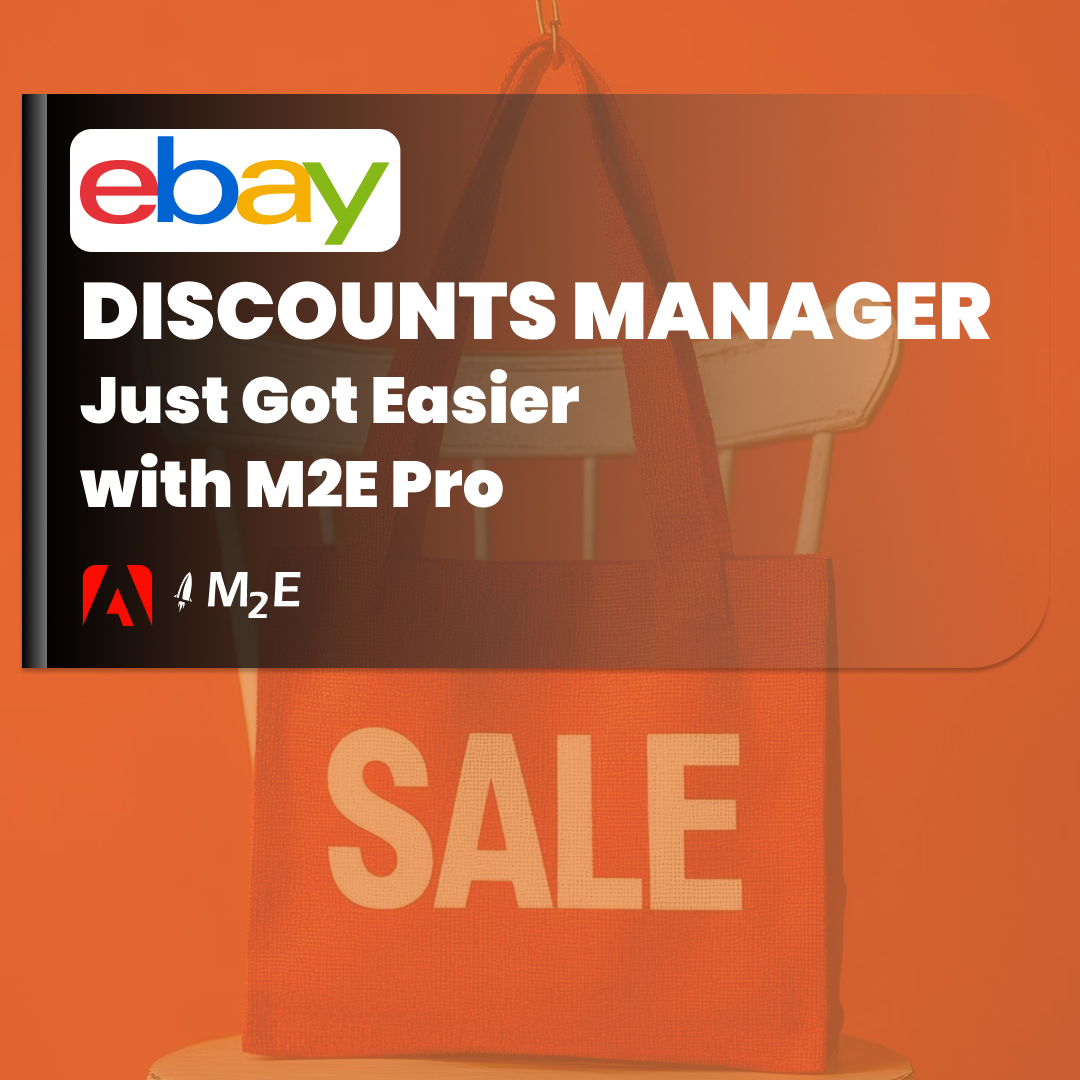 m2epro's tweet image. Just a quick note: eBay has renamed “Promotions” to “#Discounts Manager” in Seller Hub and help docs🛒

Just set your promo in eBay Seller Hub and push it through #M2EPro in a few clicks.

Watch how it works → docs-m2.m2epro.com/docs/manage-eb…

#magentotoebay #ebaypromotions