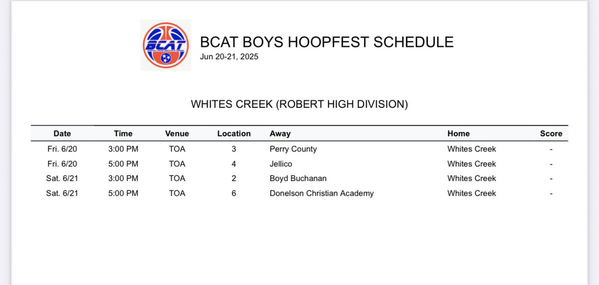 E.J. Bryson (@ejbryson2) on Twitter photo Here is <a href="/WhitesCreekBB/">Whites Creek Boys Basketball</a> updated schedule for <a href="/BCATHOOPS/">BCAT</a> this weekend. <a href="/pumacoachkflow/">Puma Coach Flowers</a> <a href="/HamShawtty/">Michael Parham</a> <a href="/coachgraham01/">Jamonte Graham</a> Here is <a href="/WhitesCreekBB/">Whites Creek Boys Basketball</a> updated schedule for <a href="/BCATHOOPS/">BCAT</a> this weekend. <a href="/pumacoachkflow/">Puma Coach Flowers</a> <a href="/HamShawtty/">Michael Parham</a> <a href="/coachgraham01/">Jamonte Graham</a>