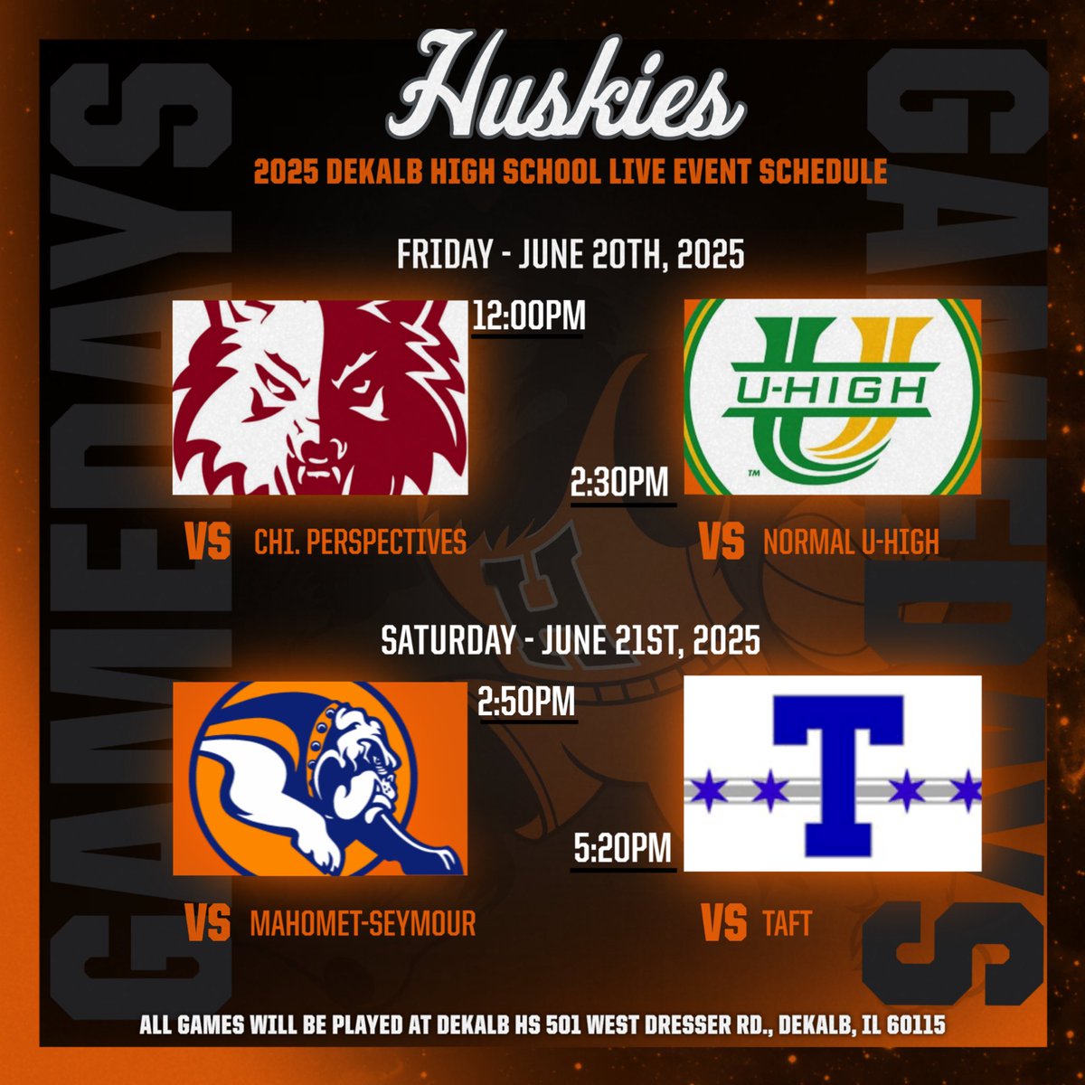 Game day! <a href="/DeKalb_Live/">DeKalb Live</a> #Always_US!