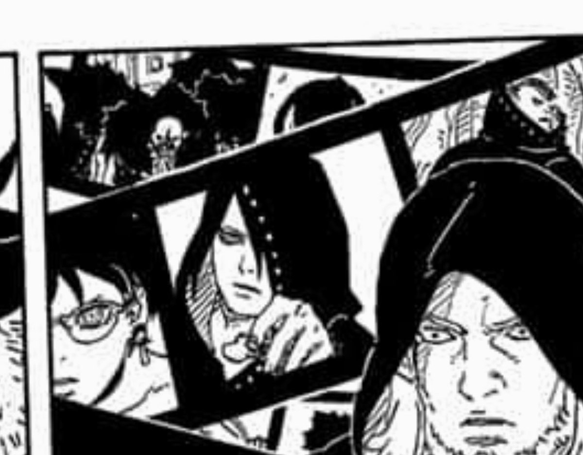 Aldo93_4's tweet image. I found out something interesting :

Mamushi vs Daemon fight is placed in Kara Dimension !!

Look closely 😱😱

And in Koji’s prediction you can see that they are more than 1 Mamushi🔥

Mark my words!!

#BORUTO #BorutoTwoBlueVortexCh23spoilers #Daemon #BorutoTwoBlueVortex